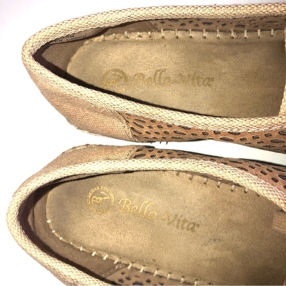 Bella Vita Clementine Perforated Espadrille Sneakers - Picture 12 of 16